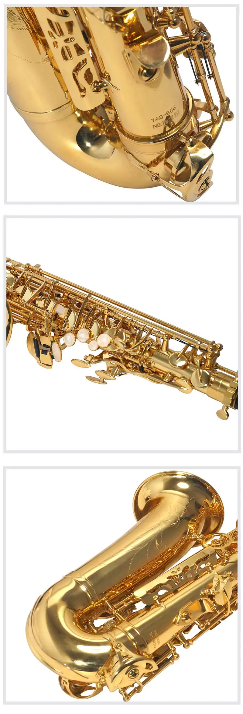 SHARE RAIN Laquer gold YAS-66 S Eb Alto Sax