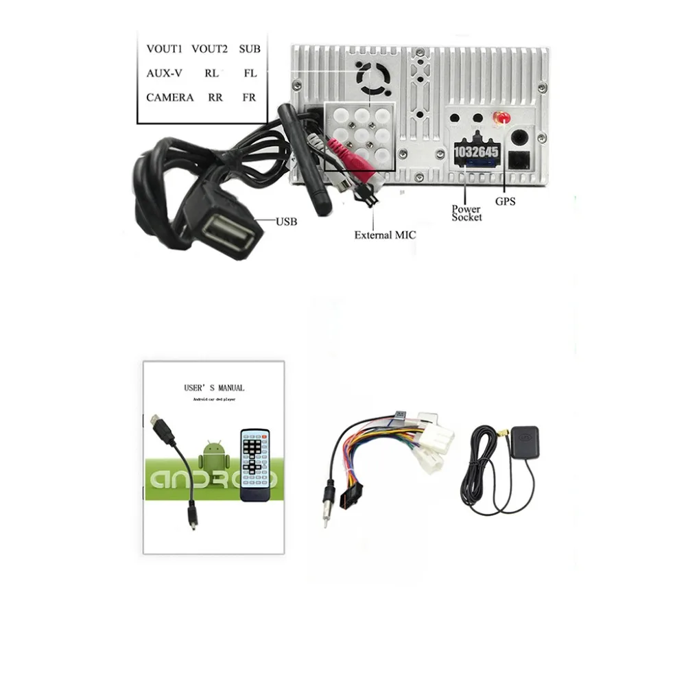 Best android 8.01 car dvd player For Toyota corolla 2007 2008 2009 2010 2011 in dash 2 din 1024*600 car radio gps video head unit 3