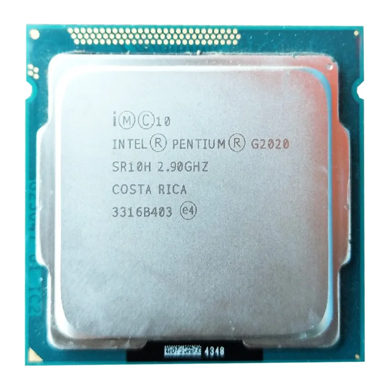 Intel G2020 двухъядерный процессор LGA1155/2,9 ГГц Совместимость H81 B85 B75 материнская плата процессор g2020