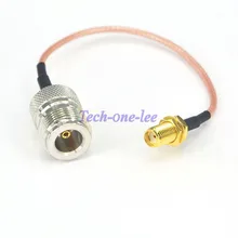 50 piece/lot 6″ RF SMA Female Jack Switch N Female Connector Pigtail Cable RG316