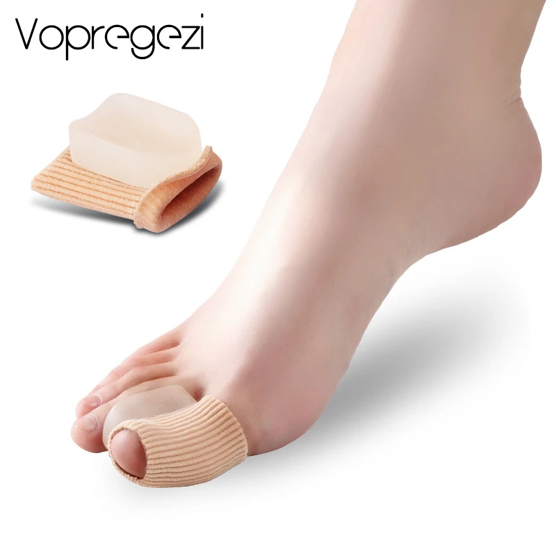 Vopregezi 2pcs Hallux Valgus Corrector for Toes Silicone Bandage Valgus Correction of the Thumb Big Toe Separator Foot Care Tool
