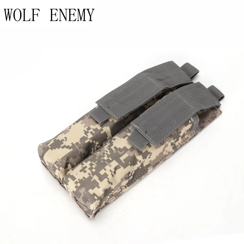 

Tactical 600D Molle Double Military P90 Magazine Pouch Multicam Black ACU DE Woodland Camo
