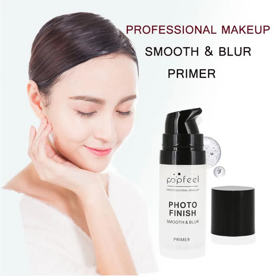 New Makeup Primer Popfeel 1pc 15ML Natural Blur Primer Soft Smooth Gel Textures Long Lasting