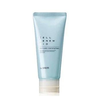 

THE SAEM Cell Renew Bio Micro Peel Cleansing Foam 170ml Facial Cleanser Exfoliating Remover Blackhead Deep Cleaning Face Care