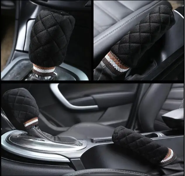 for hyundai ix25 celesta  elantra verna mistraAutomobile Plush hand brake sleeve sleeve Manual stop automatic gear