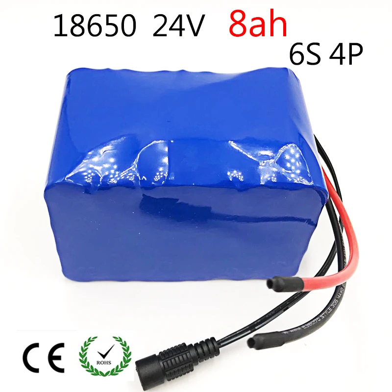 Laudation 24V 8ah литиевая батарея электрического велосипеда 8000 mah 25,2 V 8AH моторное кресло-коляска литий-ионный аккумулятор 250W электрический велосипед