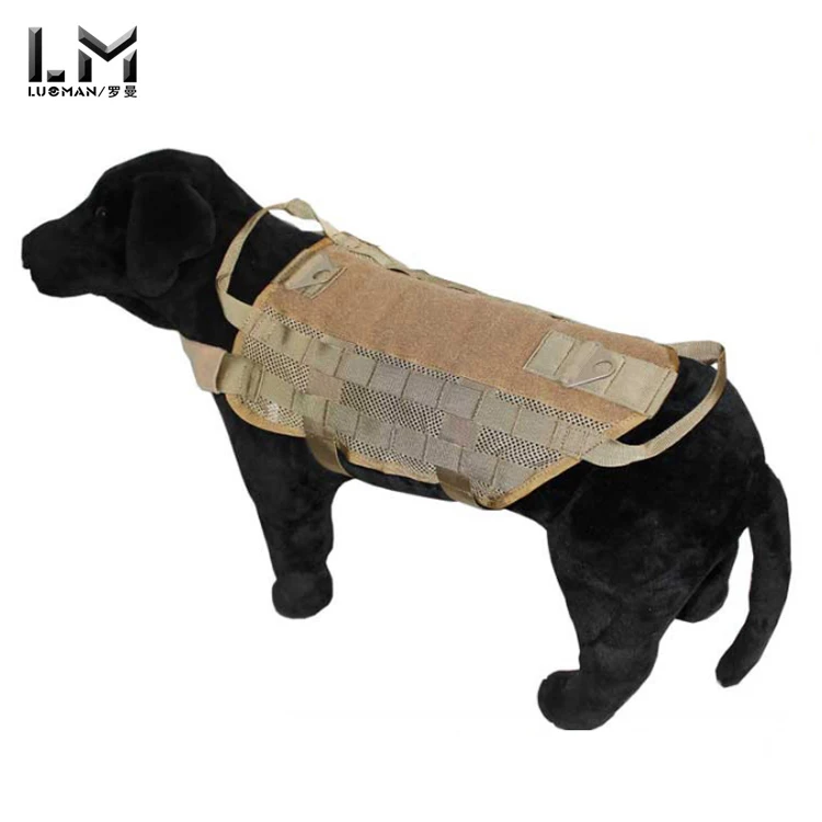 LM Tactical mesh Dog Vest summer Military Mesh Dog Clothes Load Bearing