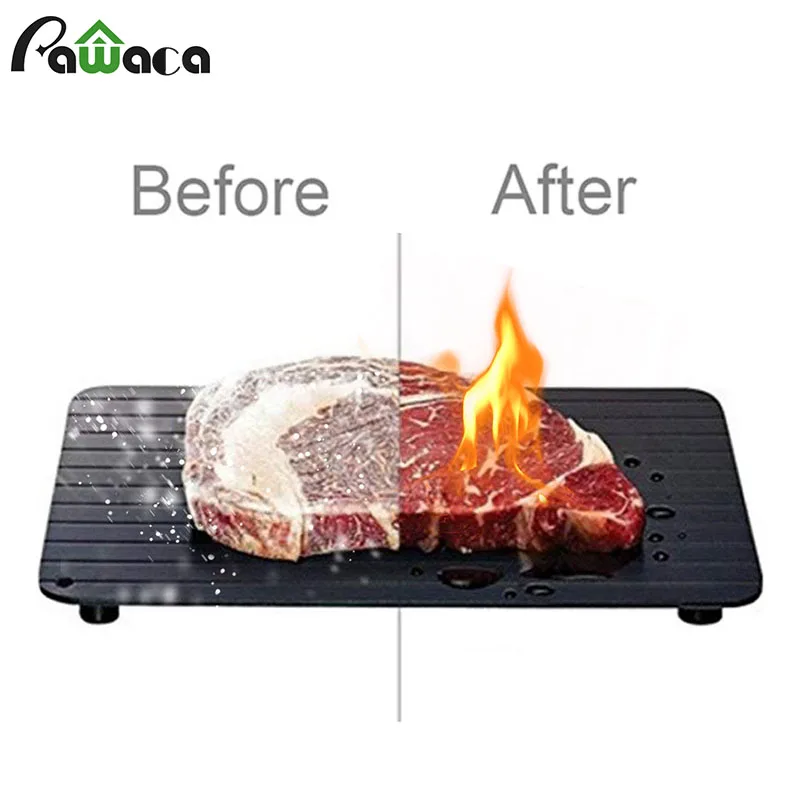 

Fast Defrosting Meat Tray Quick Safety Thawing Tray Thawing Plate For Frozen Food Meat Kitchen tool