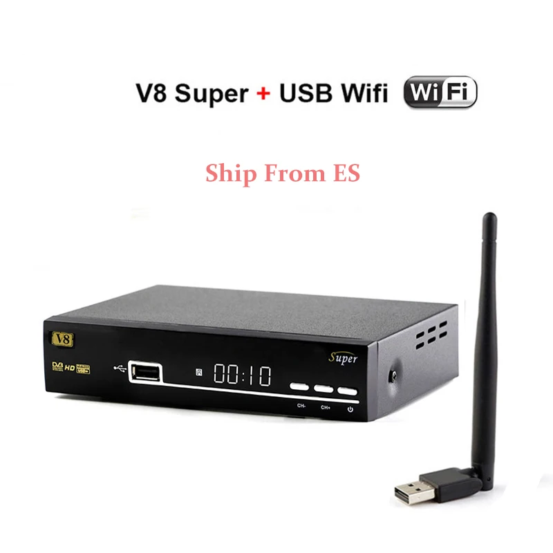V8 Super DVB-S2 satellite tv receiver+USB Wifi 1080 HD satellite receiver Support Youtube Youporn Biss key Europe Cccam цена V8 Super DVB-S2 satellite tv receiver+USB Wifi 1080 HD satellite receiver Support Youtube Youporn Biss key Europe Cccam цены онлайн