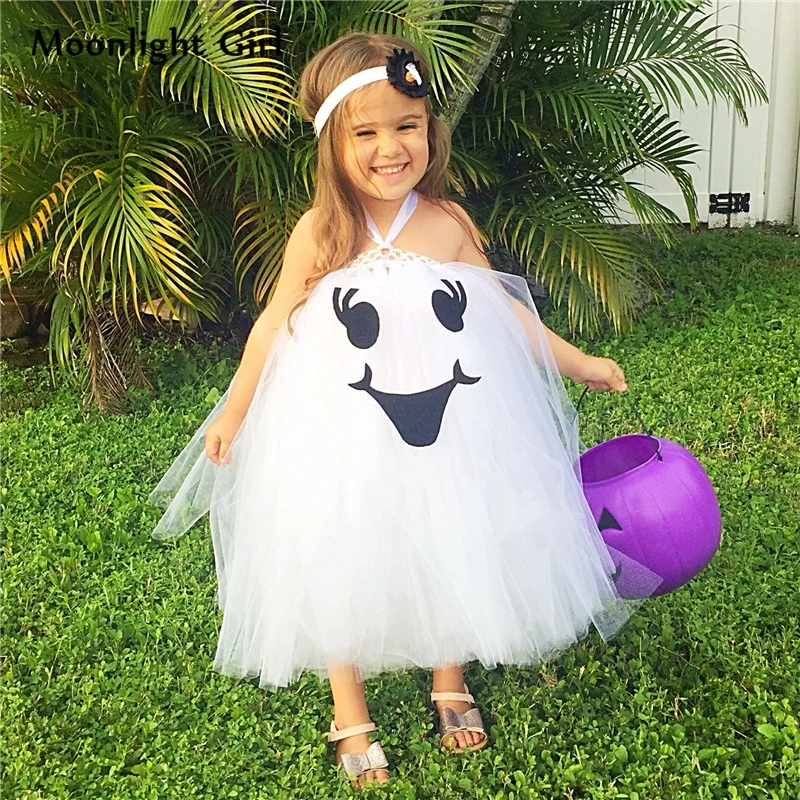 baby girl ghost tutu costume