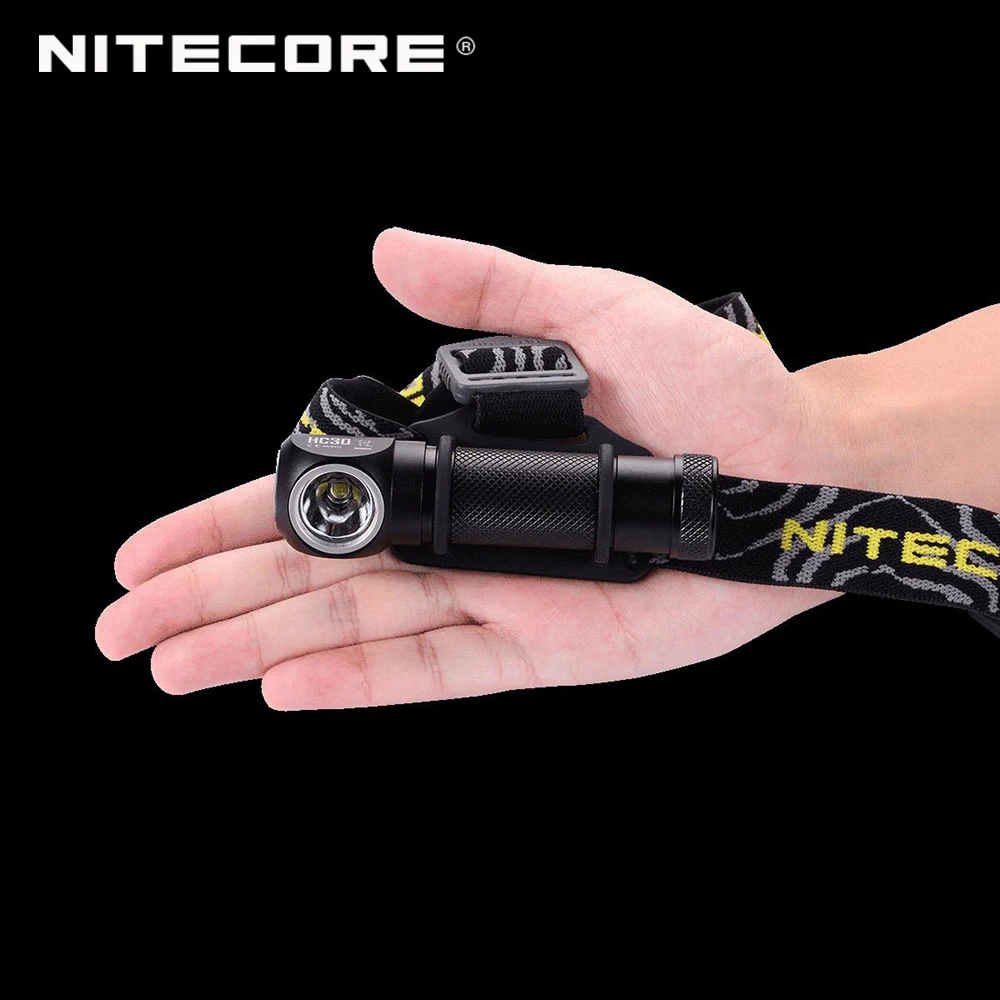 1000 люменов Nitecore HC30 XM-L2 U2 светодиодный налобный фонарь двойной формы с бесплатной батареей