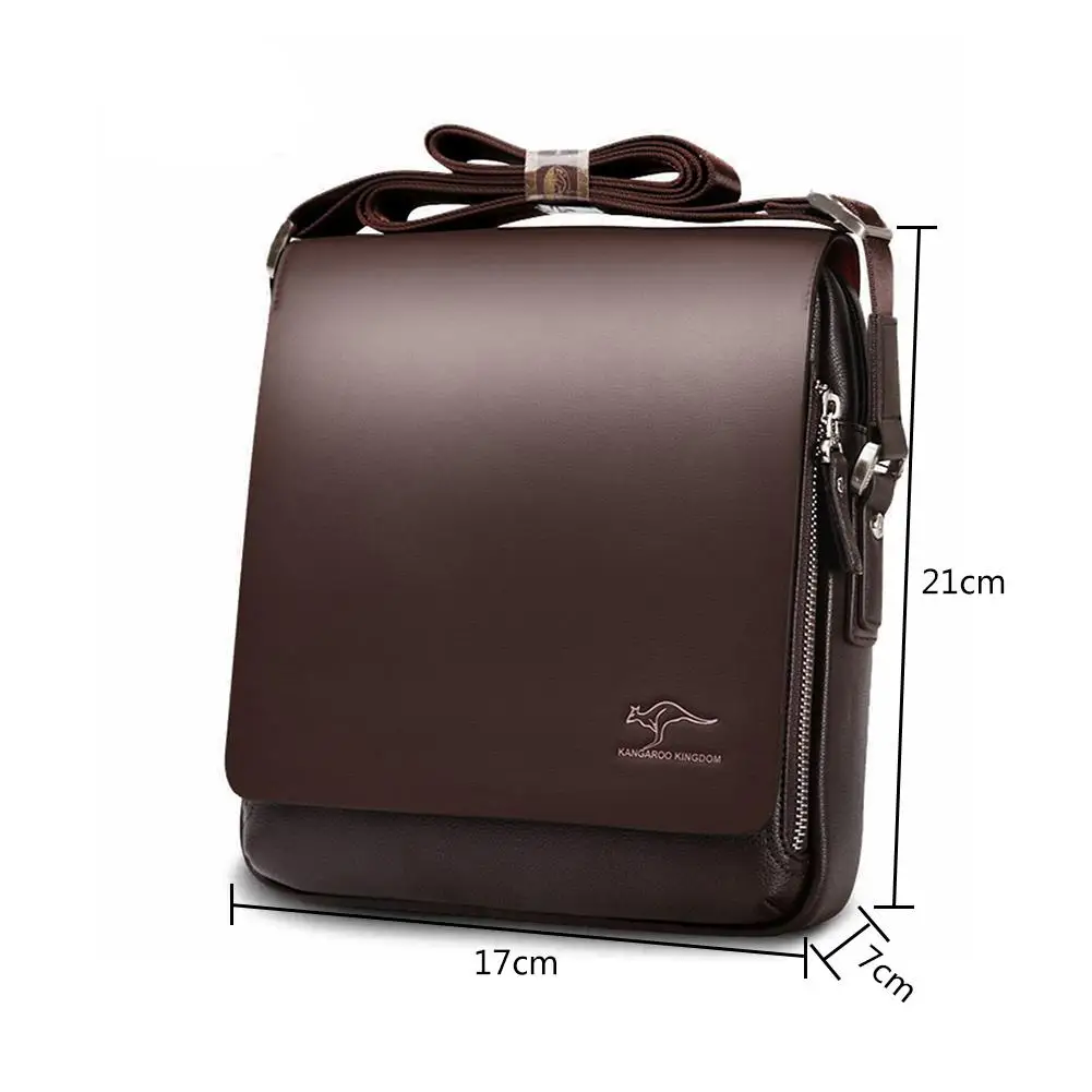 PinShang Men Handbag New Arrived Brand Kangaroo Men's Messenger Bag Vintage Leather Shoulder Bag Handsome Crossbody Bag ZK50