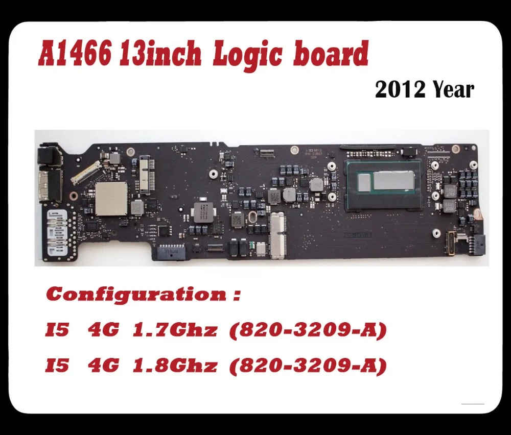 Оригинальная Рабочая материнская плата A1466 для Macbook Air I5 4G 1 7 Ghz 2012 год 820-3209-A |