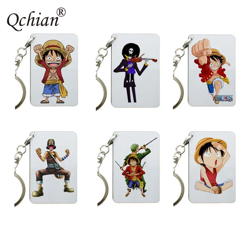 

Anime One Piece Beautiful Picture Wooden Keychain Backpack Car Key Door Key Decoration Pendant Size 4cm*6cm