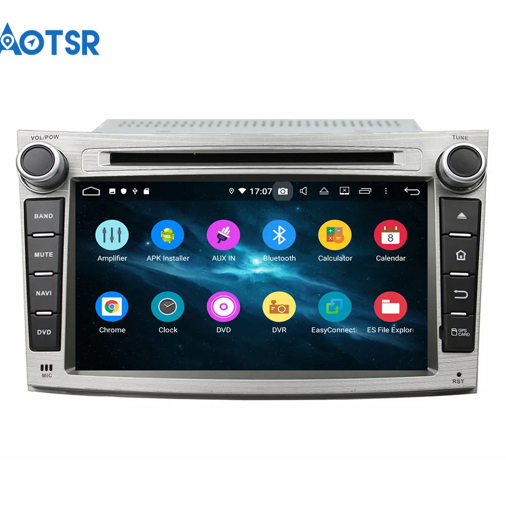 Discount Android 9.0 4GB 64GB multimedia Car Radio Player for Subaru Legacy/outback 2009-2012 2 Din Auto Accessorie Tape recorder 8