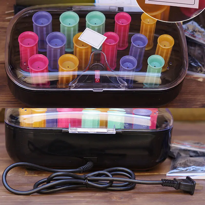 

15 Pcs/Set Arrow Electronic Roll Hair Tube Heated Roller Sticks For Styling Accessories Colorful Roll For Lady Hairl Care H7JP