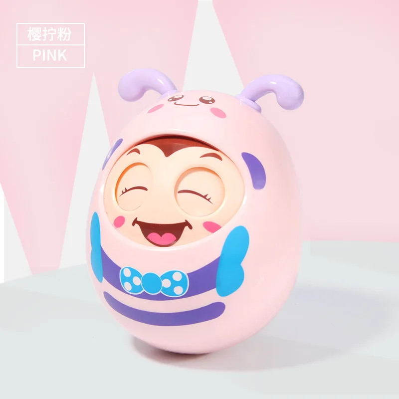 Pink Игрушка-неваляшка детская 3-6-9-12 месяцев детская головоломка ребенок От 0 до 1 года король - Цвет: Pink