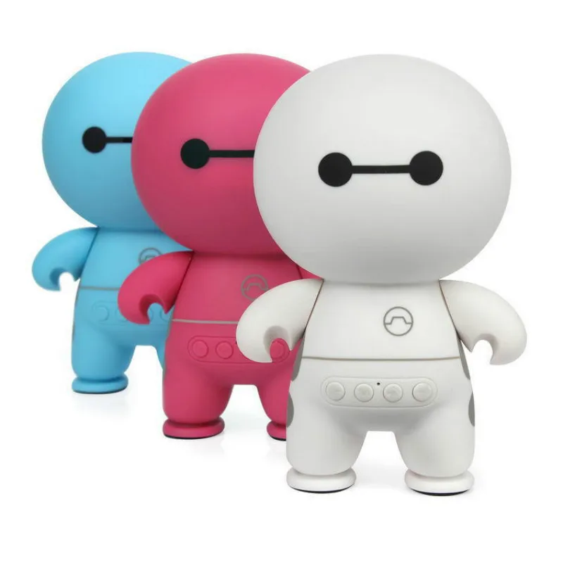 

Mini Portable Cute Robot Bluetooth Speaker Mobile Computer Universal Cartoon Small Sound
