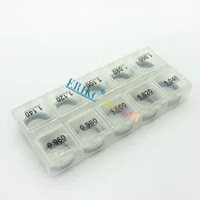 New ERIKC B25 injector nozzle needle valve shim and calibration shim for injector,common rail lift shim set size:0.96mm–1.14mm