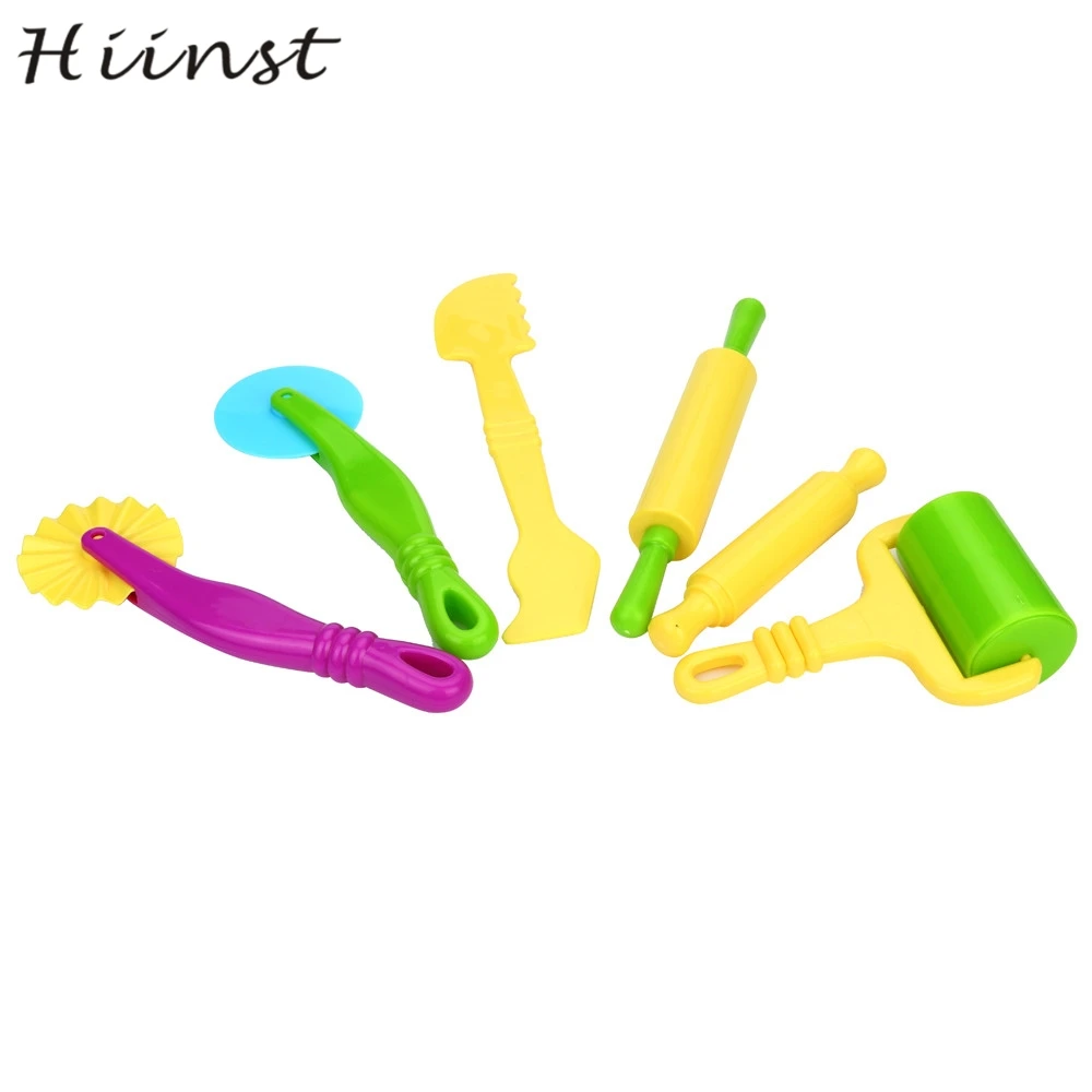 

HIINST Multicolor 6 Piece/Set of clay kit Dough Kit with Models Clay Designs Tools dropship AUG1540P