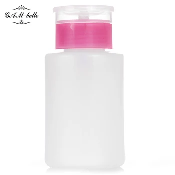 

1pcs Empty Pump Dispenser Nail Polish Liquid Alcohol Remover Cleaner Bottle Nail Art Tools