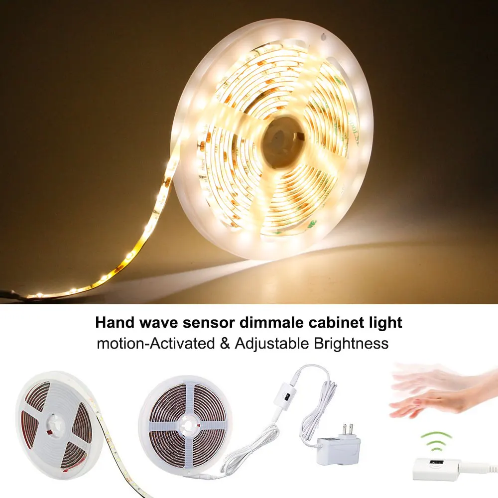 Luzes da Noite movimento À prova d' Água Modelo Número : Led Hand Wave Sensor Strip