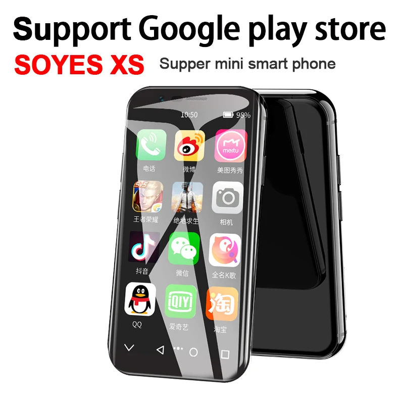  2019 SOYES XS 4G Google play store 3.0 Screen Mini Smartphone 2GB+16GB/3G+32G Android 6.0 Bluetooth