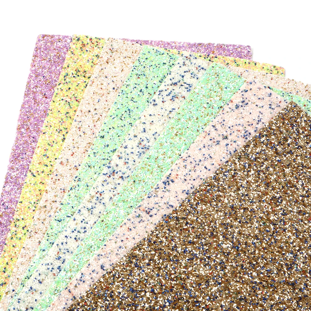 

David accessories 20*34cm glitter faux artificial Synthetic leather fabric hair bow diy decoration crafts 1piece,1Yc7249