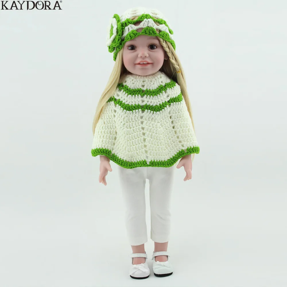 KAYDORA de chica de moda de la muñeca de 18 pulgadas renacer muñecas del bebé de silicona suave bebé Brinquedos Bebe muñeca Juguetes para las niñas Juguetes