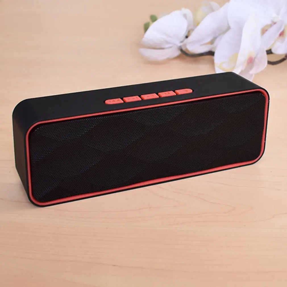 S211 Portable Outdoor Bluetooth Speaker HD Stereo Bass Column Wireless Sound Box TF Card U Disk MP3 Player Speakers With Mic S211 Portable Outdoor Bluetooth Speaker HD Stereo Bass Column Wireless Sound Box TF Card U Disk MP3 Player Speakers With Mic