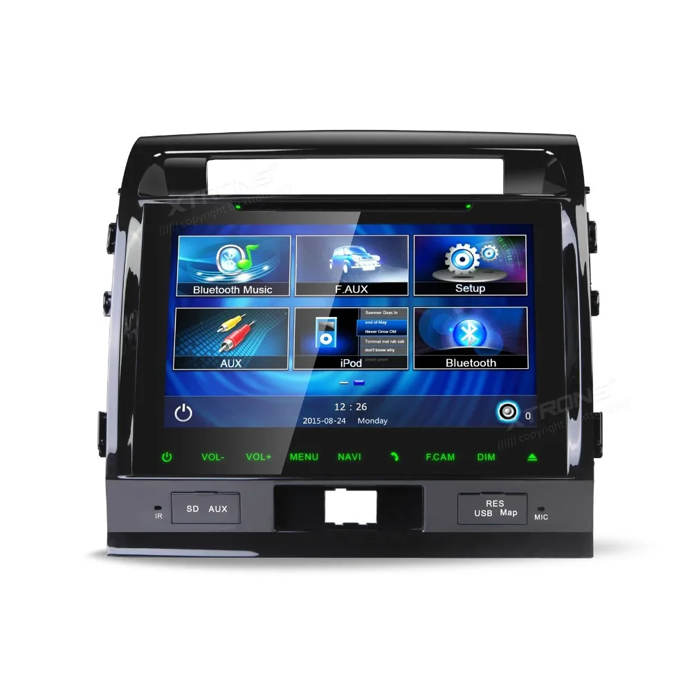 Top 9" HD Digital Capacitive Multi-Touch Screen Car DVD playerfor Toyota Land Cruiser 2008/2009/2010/2011/2012/2013/2014 Dynamic UI 0