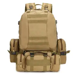 Открытый походный рюкзак большой емкости Спортивная походная Военная Тактическая Сумка для альпинизма непромокаемая сумка из ткани