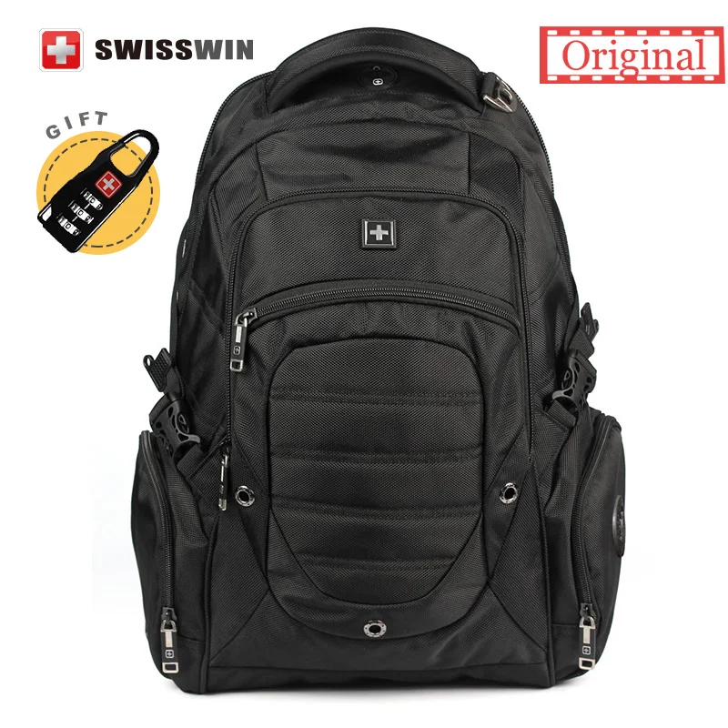 

2018 suissewin SWISS Waterproof Oxford Backpack Student Bag Clearance Price Shipping Limited Travel Laptop Bag