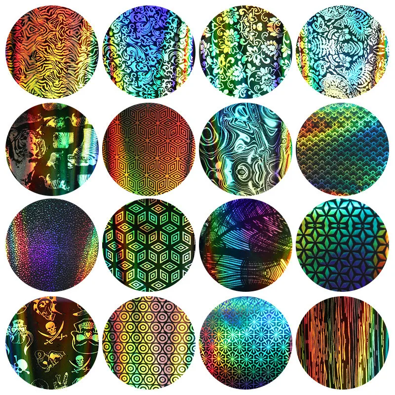 

16roll/Set Nails Foil Stickers 4*20cm Holographic Mirror Effect Design Manicure for Gel Polish 3D Nails Art Decorations Decals p