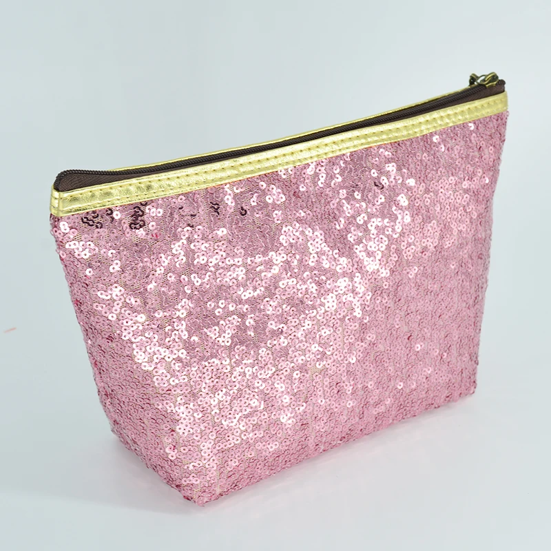 حقيبة مستحضرات التجميل للسيدات أدوات الزينة المنظم الترتر منعش بلينغ بلينغ ماكياج الحقيبة السفر كيت محفظة حقائب مكياج