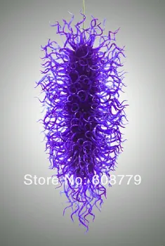 

High Ceiling Murano Hand Blown Glass Modern LED Chandelier