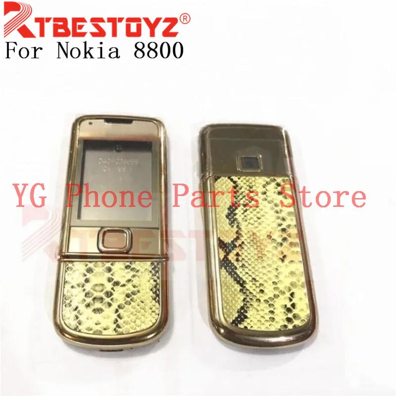 RTBESTOYZ OEM полный корпус английская клавиатура для Nokia 8800 Arte Snake образец 8800A|Корпусы и