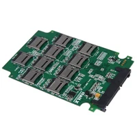 tf כרטיס זיכרון 10 משבצות Micro SD כרטיס זיכרון TF עד RAID הרחבת SATA SSD מתאם ממיר (5)