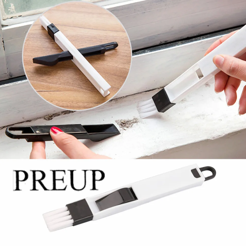 

2 In 1 Multifunction Portable Computer Keyboard Window Groove Cleaning Brush Home Nook Cranny Cleaning Tool Newest