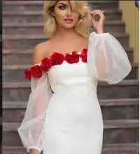 2017 Sexy Einzigartige Abendkleid Abendkleid Gerade Liebsten Poet Weiß Blumen Lange Abschlussball-kleider Abschlussball-partei-kleid