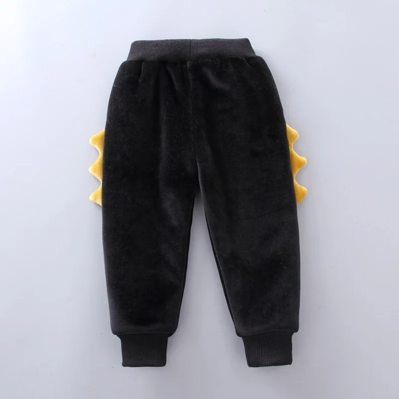 baby boys clorhing sets autumn winter toddler baby cotton cartoon velvet vest+tops+pants 3pcs suit boy infant thick warm outfits