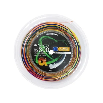 

1 Reel Max tension 32LBS BS800 High Elastic Rainbow string Durable Badminton Racket strings 0.70mm