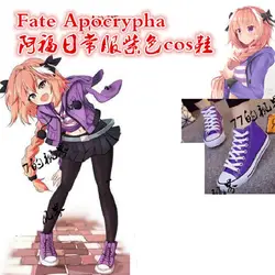 High-Q/обувь унисекс из аниме «Fate Grand Order Fate/Apocrypha», парусиновая обувь на плоской подошве, парусиновая обувь с веревочной подошвой