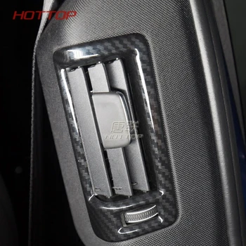 

ABS carbon fiber grain B pillar air conditioning outlet decoration cover fit for Volvo XC60 2018 2019