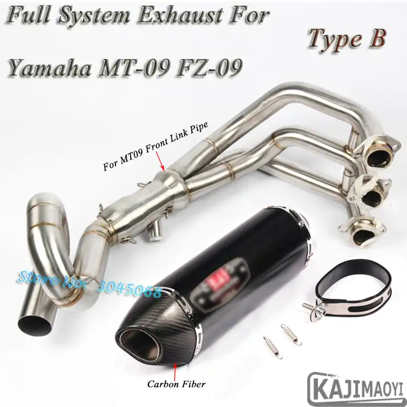 MT09 MT07 Motorcycle Yoshimura Exhaust Modified Front Middle Link Pipe