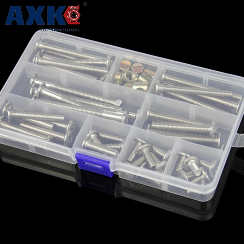 AXK solid wood furniture bookcase crib screw flat head inverted