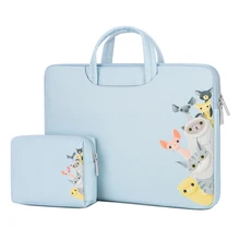 Мягкая сумка для ноутбука из искусственной кожи, чехол для ноутбука Macbook Air 13 Dell 14 15 15,6 дюймов, водонепроницаемые сумки, сумка для мыши