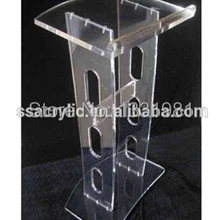 Церковная акриловая Подиум/прозрачная акриловая обучающая платформа