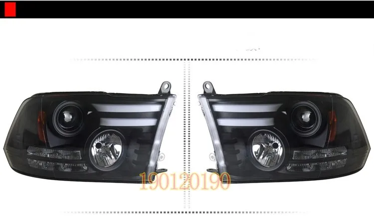 JGD абсолютно стиль для Dodge Ram1500 Ram 1500 светодиодный налобный фонарь 2013- Биксеноновая фара светодиодный DRL Автомобильные фары