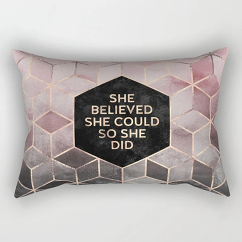 50x30cm Geometric Cushion Cover Decorative Throw Pillow Cover Case For Car Home Sofa